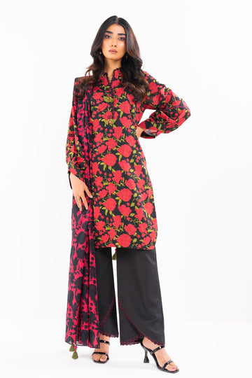 Alkaram Studio SS-24-24 Black Spring Summer Collection Online Shopping